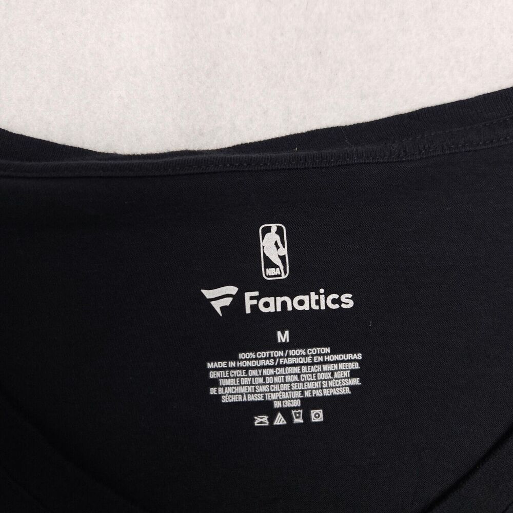 Golden State Warriors Fanatics Basketball Long Sleeve Shirt Womens Size M Black - Picture 3 of 9